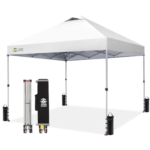 Crown Shades 10x10 Pop-Up Canopy One-Push Setup