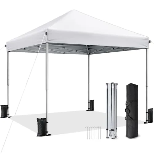Vinabilia 10x10 Pop Up Canopy with One-Push Lock