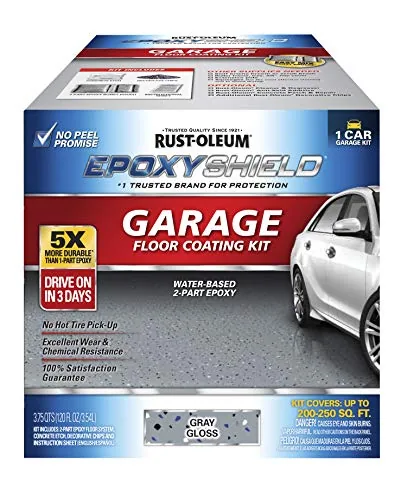 Rust-Oleum EpoxyShield Gloss Gray Garage Floor Kit