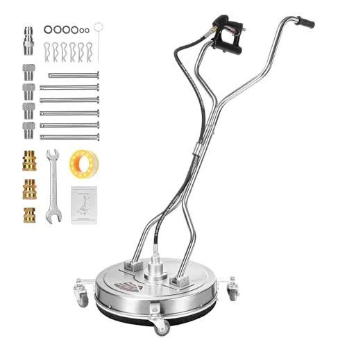 GEARWAVE 20-Inch Surface Cleaner 4500PSI 4-Wheel Design