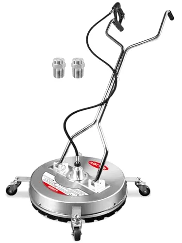 WOJET 20in Stainless Steel Surface Cleaner 4500PSI 4-Wheel