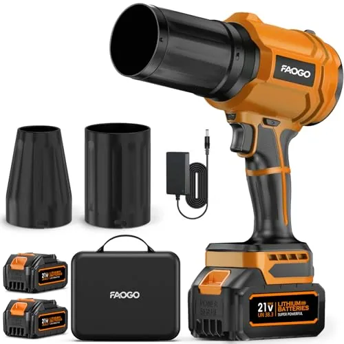 FAOGO Cordless Leaf Blower Dual-Battery Kit