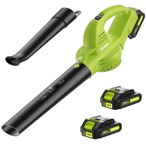 JAGROM Cordless Leaf Blower 20V Dual-Battery 130MPH