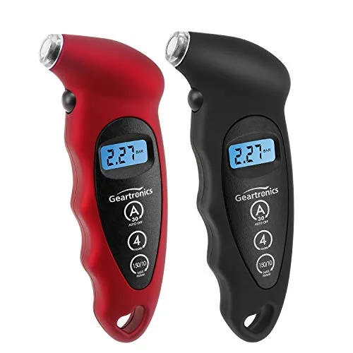Geartronics 150 PSI Digital Tire Gauge 2-Pack