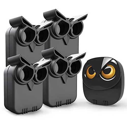HTZSAFE Driveway Alarm 1/2 Mile 1 Receiver 4 Sensors