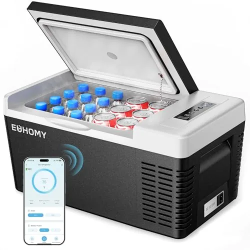 EUHOMY 19QT Compressor Fridge with App Control