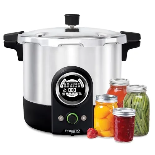 Presto 02154 16-Qt Digital Pressure Canner Auto-Temp