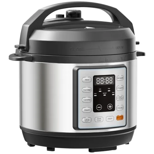 NEWBULIG 3Qt Electric Pressure Cooker with Ceramic Pot