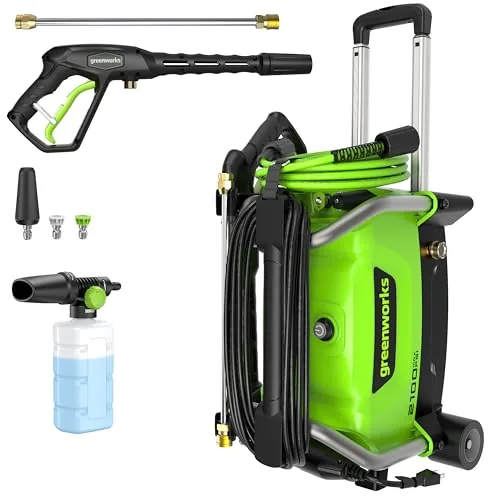 Greenworks 2100 PSI Electric Pressure Washer with Turbo Nozzle