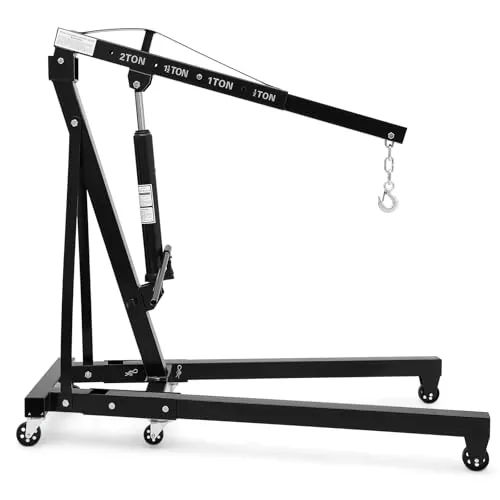 DEXSO 2-Ton Cherry Picker Engine Hoist 4400LB Black
