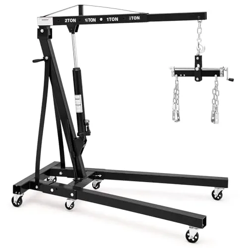 DEXSO 2-Ton Cherry Picker Hoist with Built-In Leveler