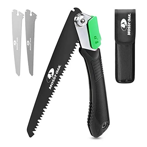 Mossy Oak 3-in-1 Folding Saw with Swappable Blades