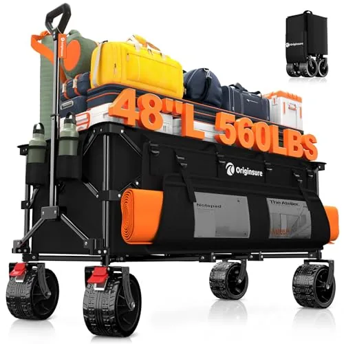 Originsure 300L Collapsible Beach Wagon 560lb Capacity