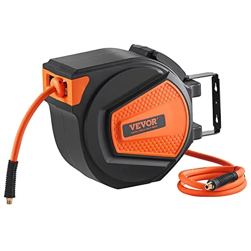 VEVOR 3/8in x 50ft Retractable Air Hose Reel 300PSI