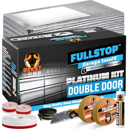 BEEST FULLSTOP Platinum Double Garage Insulation Kit 16x8