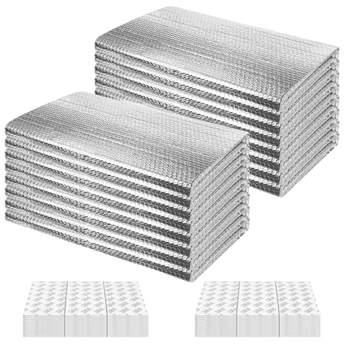 MYFAMIREA 16-Panel Double Garage Door Insulation Kit 6mm