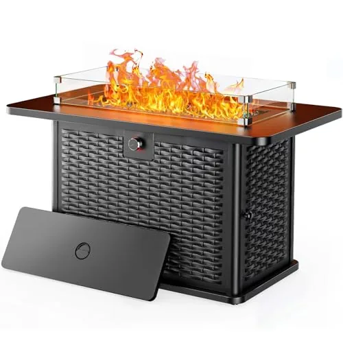 Ciays 43-Inch Propane Fire Pit Table 60,000 BTU