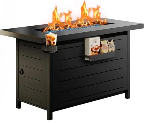 Ciays CIFPT9B 43-inch Propane Fire Pit Table 60K BTU