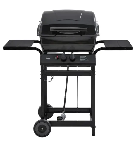 Feasto 2-Burner Propane Grill 416 sq in Porcelain Body