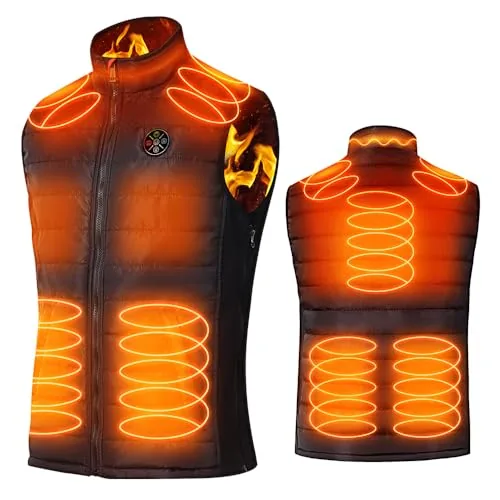 Hoson 9-Zone Heated Vest USB-Powered Unisex