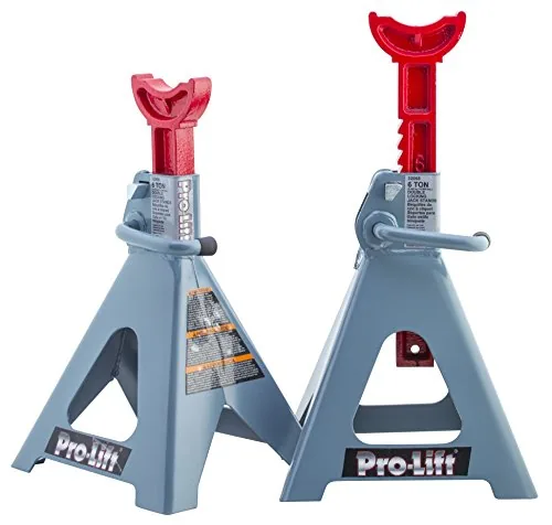 Pro-LifT 6-Ton Jack Stands Pair with Double Locking Pins