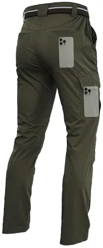 GARTENBOKER Lightweight Cargo Hiking Pants Quick Dry Stretch