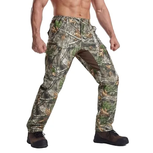 LOOGU Ripstop Cargo Hunting Pants 8-Pocket Water Resistant