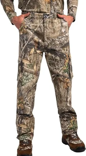 Realtree Edge Camo Cargo Pants 98% Cotton Slim Fit