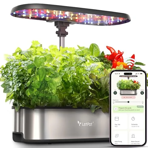 LETPOT LPH-SE 12-Pod WiFi Hydroponic Garden System