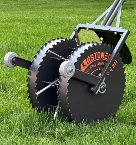K.D STONEDGE Rolling Manual Core Lawn Aerator