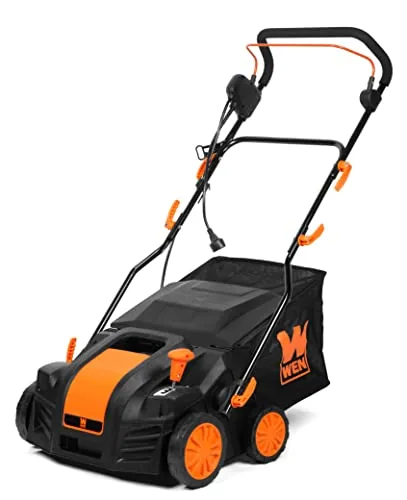 WEN DT1516 16-Inch 2-in-1 Dethatcher and Scarifier