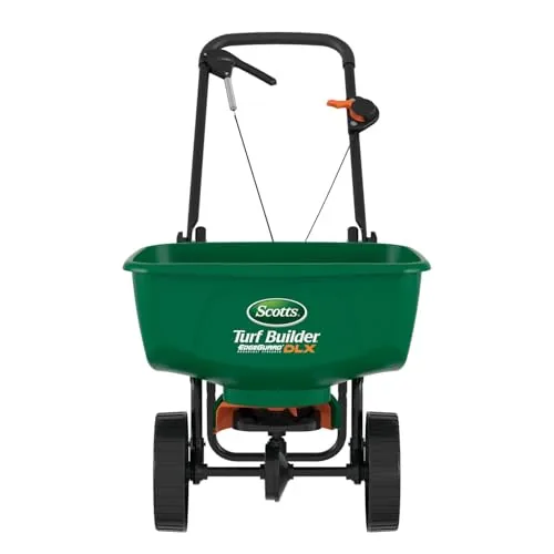 Scotts EdgeGuard DLX Broadcast Spreader with 15K sq ft Capacity