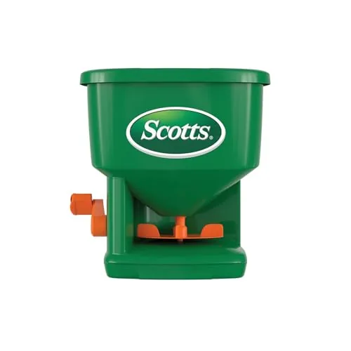 Scotts Whirl Hand-Powered Rotary Spreader for Small Yards