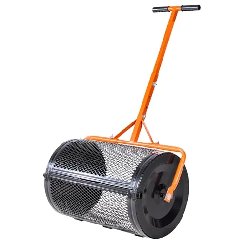 VEVOR 24-Inch Peat Moss Roller Compost Spreader