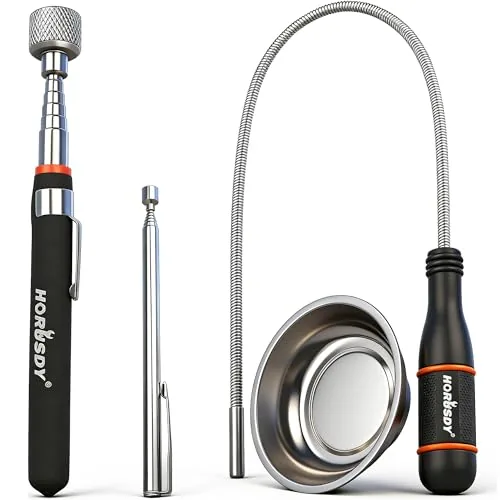 HORUSDY 4-Piece Telescoping Magnetic Pickup Tool Set