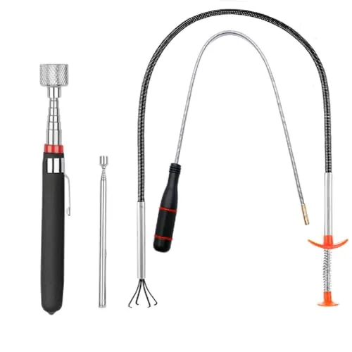 KITEVICH 4-Pack Telescoping Magnet and Grabber Tool Set