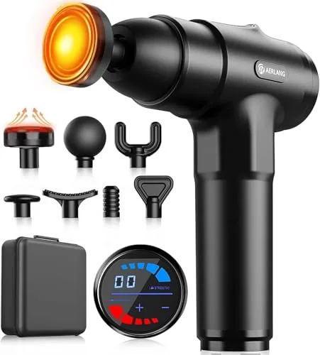 AERLANG Heated Massage Gun with LCD Display