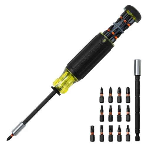 Klein Tools 32303 14-in-1 Impact-Rated Multi-Bit Driver