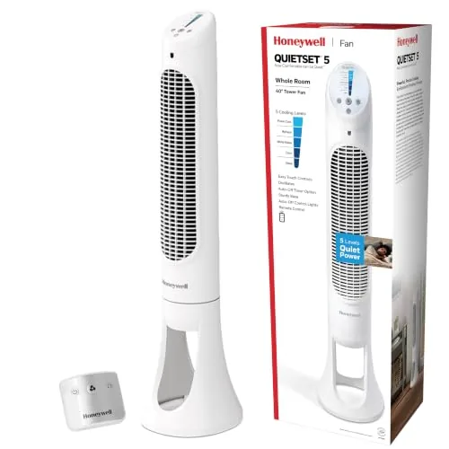 Honeywell HYF260 QuietSet Tower Fan with Remote