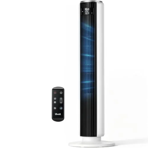 Levoit Tower Fan 28ft/s Airflow 28dB Quiet Sleep