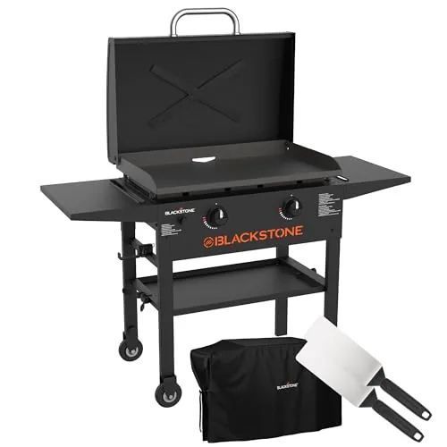 Blackstone 2450AZ 28-Inch Omnivore Griddle with Hood Bundle