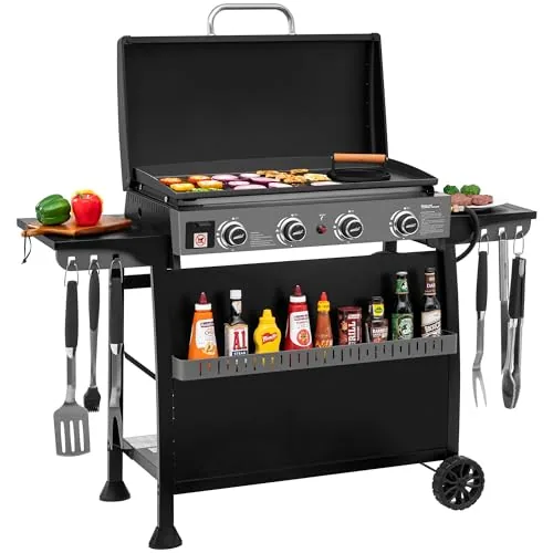 Royal Gourmet PD4001 4-Burner Convertible Propane Griddle
