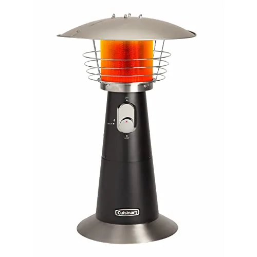 Cuisinart Tabletop Propane Patio Heater 11000 BTU Black