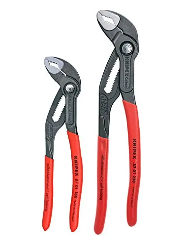 KNIPEX Cobra 2-Piece Pliers Set Self-Locking
