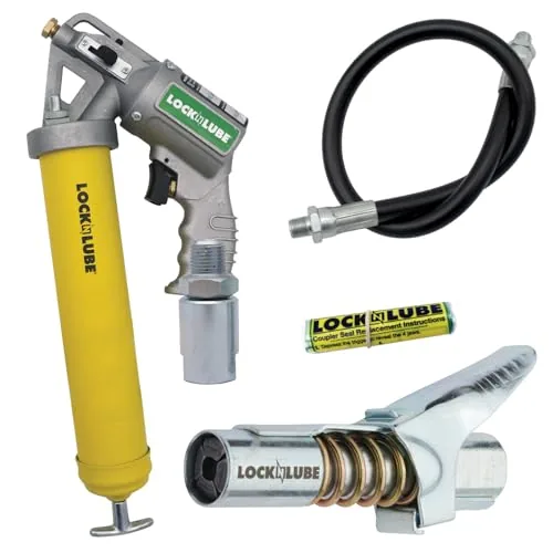 LockNLube 2-in-1 Pneumatic Grease Gun Dual Delivery Mode