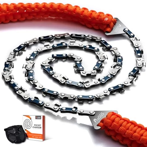 ProSSS 36-Inch Pocket Chainsaw 48-Tooth 65Mn Steel