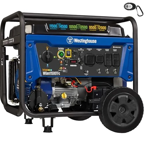 Westinghouse Tri-Fuel 14500W Remote Start Portable Generator