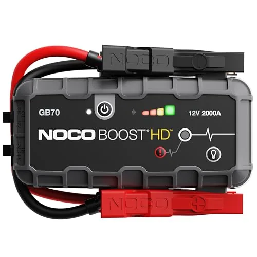 NOCO GB70 2000A Lithium Jump Starter for 8L Gas