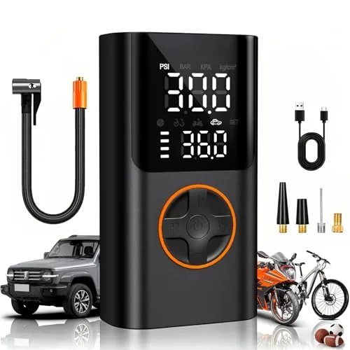 AIRSURE Portable Tire Inflator 150PSI with Auto Shut-Off