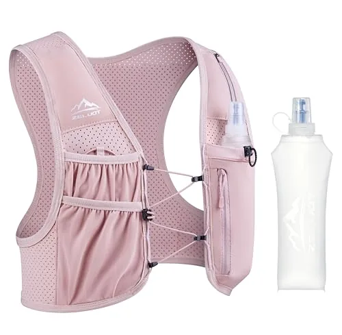 Zelvot Running Hydration Vest with 500ml Soft Flask